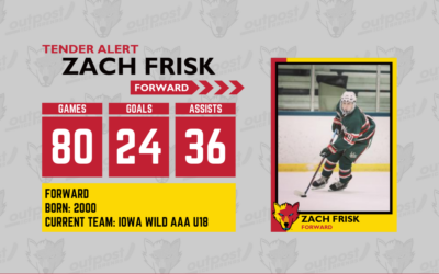 Zach Frisk Signs Ice Wolves Tender