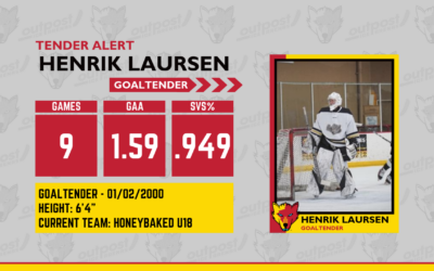 Henrik Laursen Signs Ice Wolves Tender