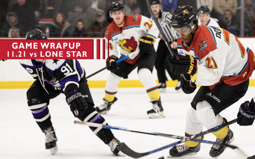 Ice Wolves fall to Lone Star, 5-4