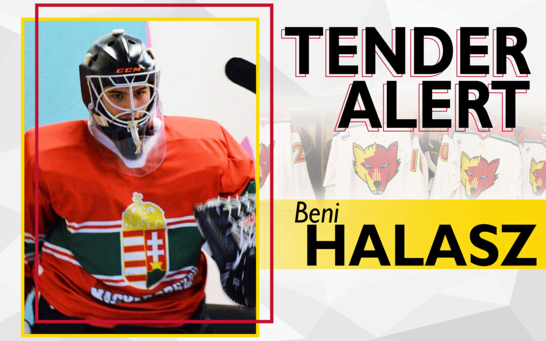 Ice Wolves tender Beni Halasz