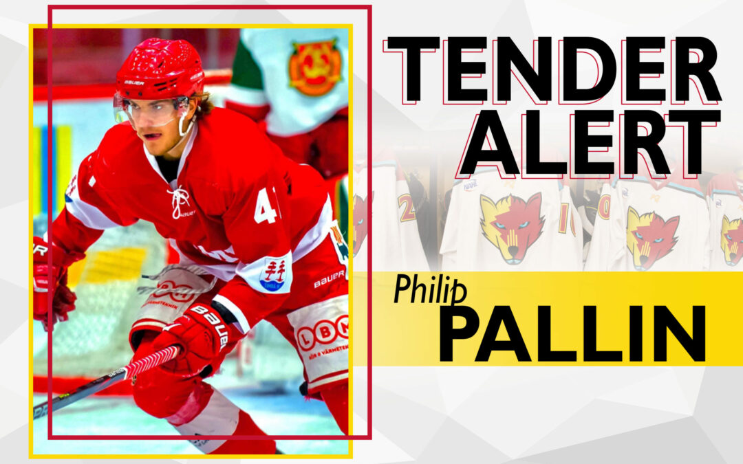 Ice Wolves Tender Philip Pallin