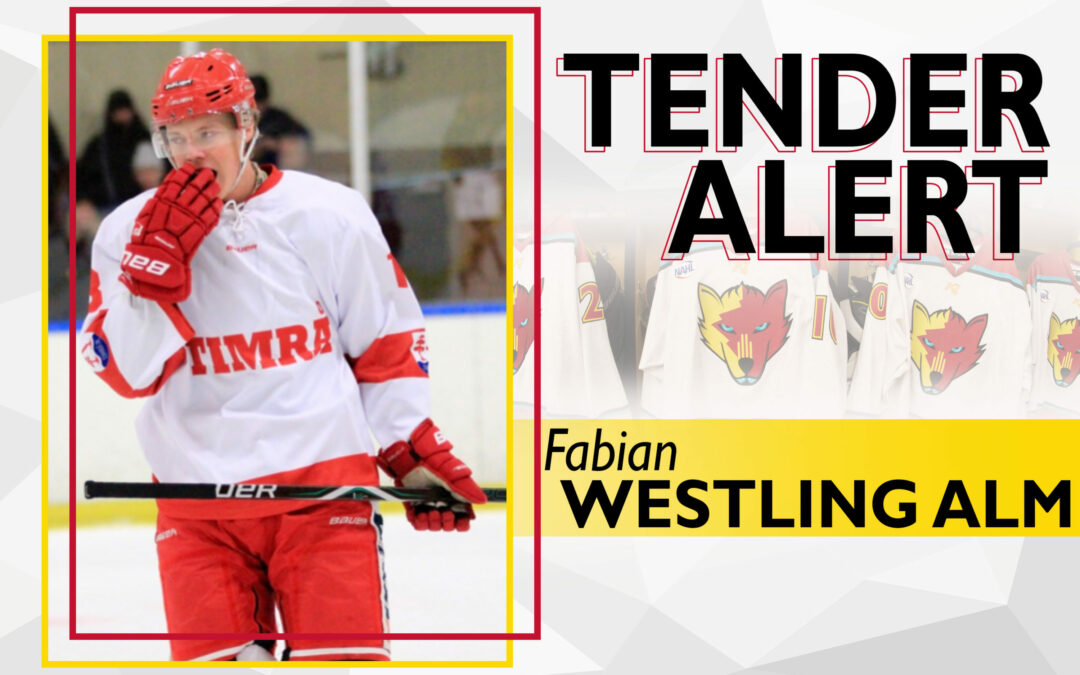 Ice Wolves tender Fabian Westling Alm