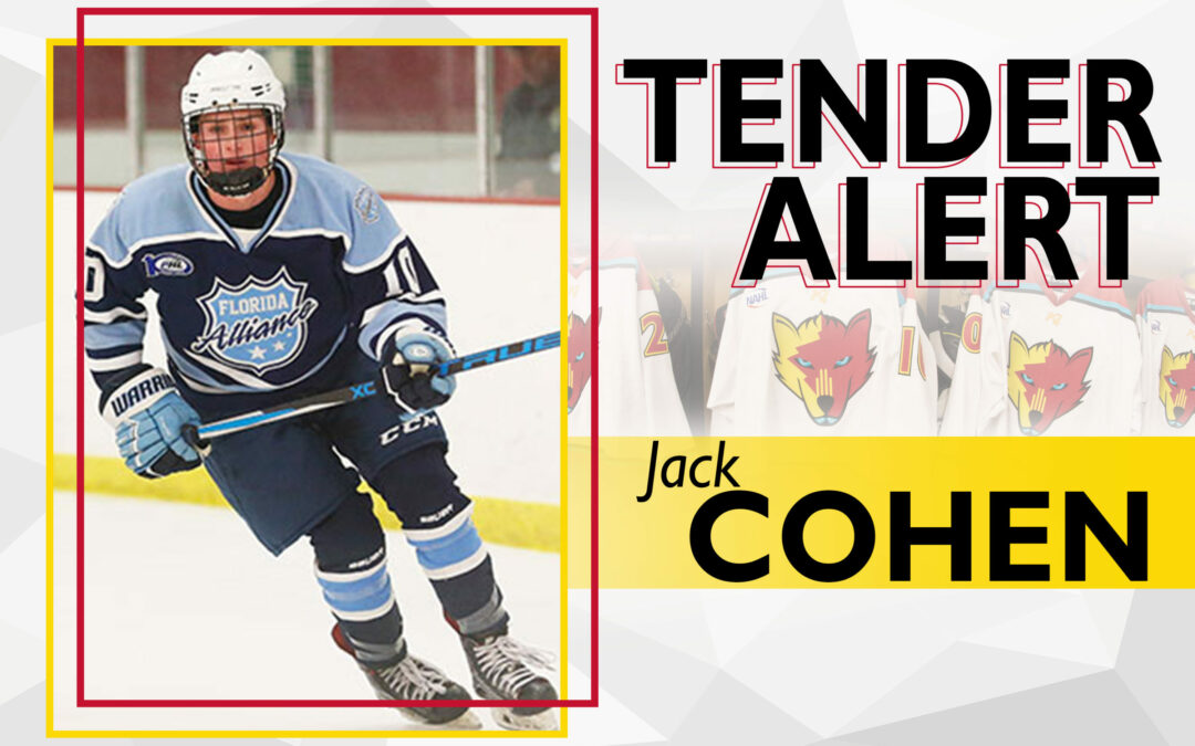 Ice Wolves tender forward Jack Cohen