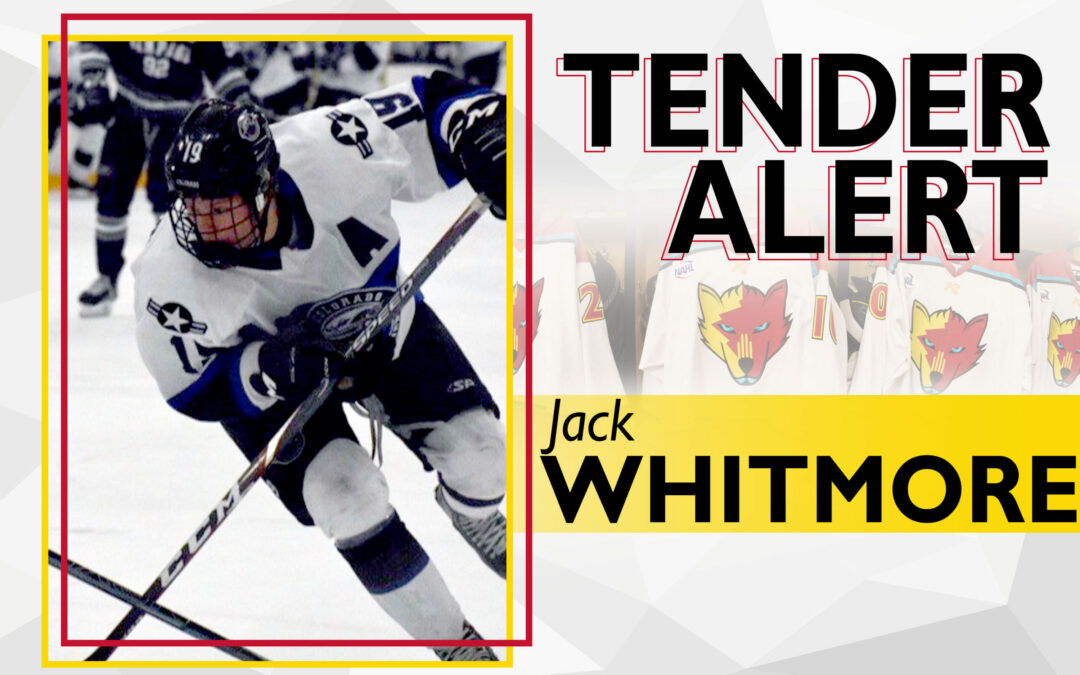 Ice Wolves tender forward Jack Whitmore