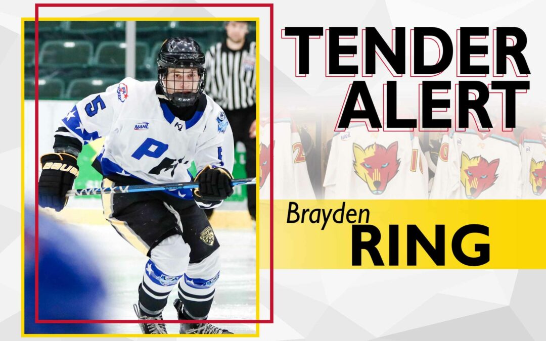 Ice Wolves tender forward Brayden Ring