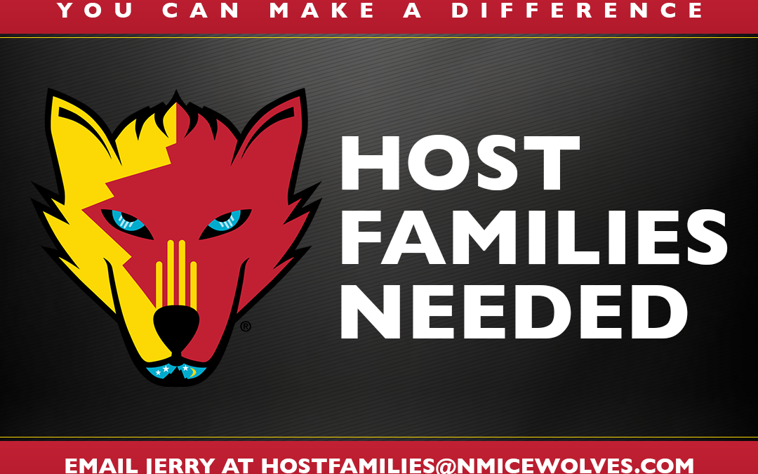 You Can Make a Difference – Become a New Mexico Ice Wolves Host Family