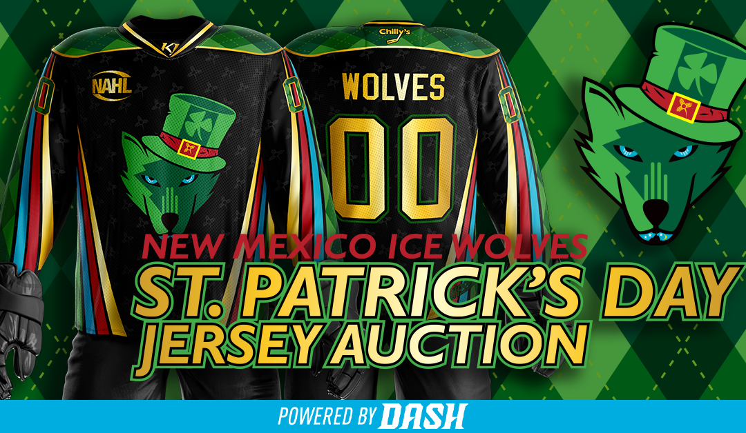 St. Patrick’s Day Jersey Auction is live!