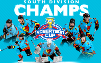 THE NEW MEXICO ICE WOLVES ARE THE NORTH AMERICAN HOCKEY LEAGUE SOUTH DIVISION CHAMPIONS FOR THE FIRST TIME IN FRANCHISE HISTORY