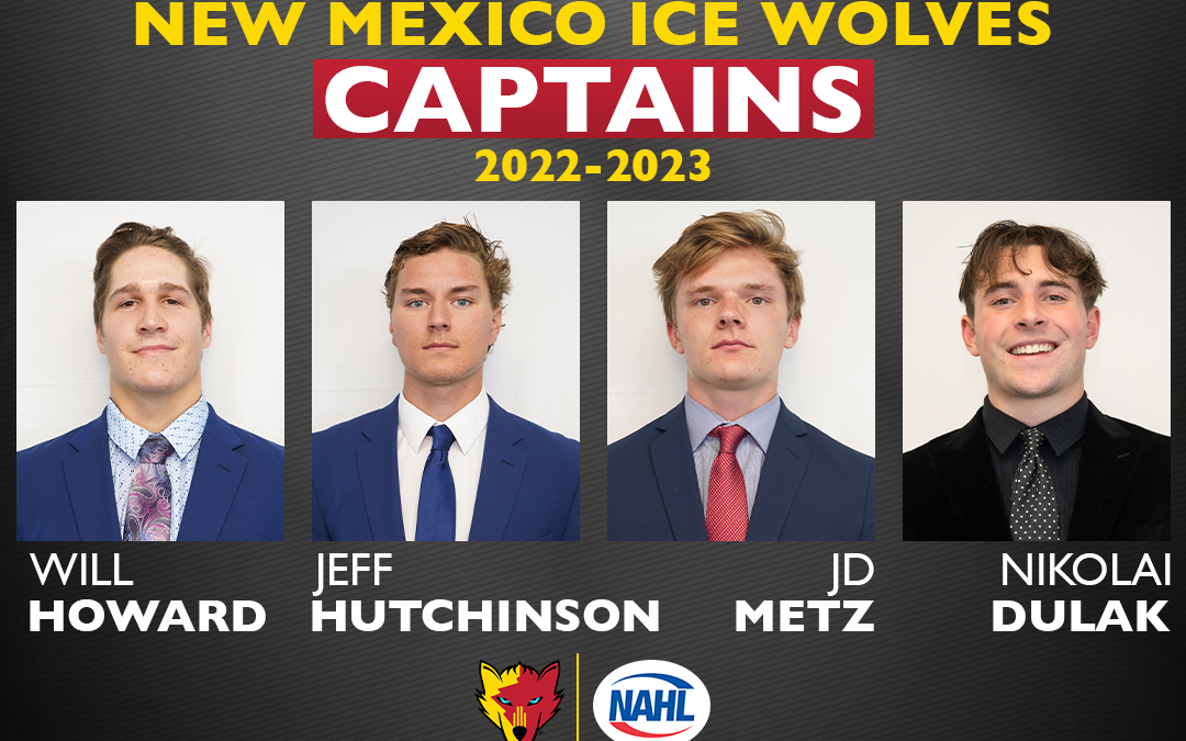 2022-2023 New Mexico Ice Wolves Captains