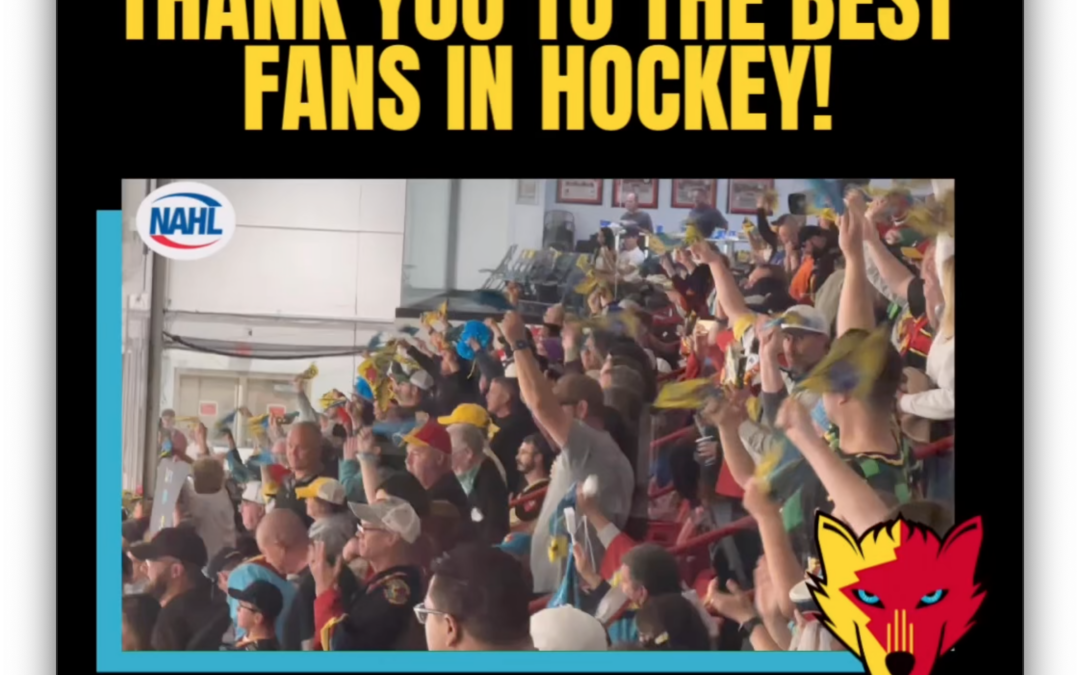 thank you to the best fans in hockey!