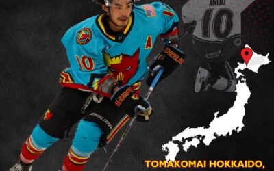 YUSAKU ANDO HAS SIGNED TO PLAY PRO HOCKEY IN HIS HOMETOWN IN JAPAN!