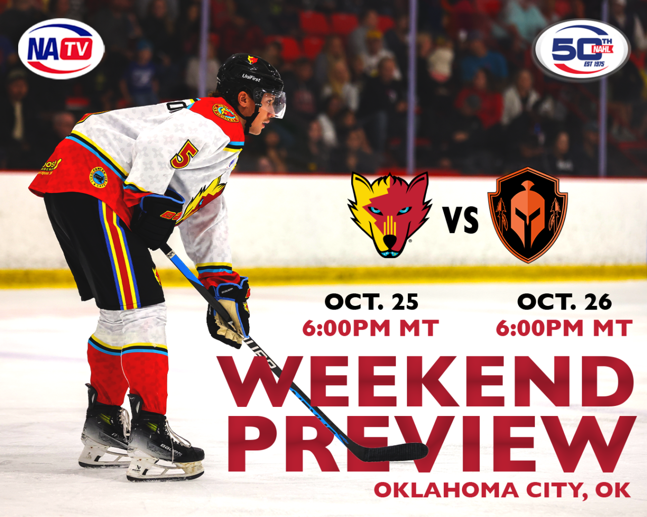 Weekend Preview 10/25-10/26 - NEW MEXICO ICE WOLVES
