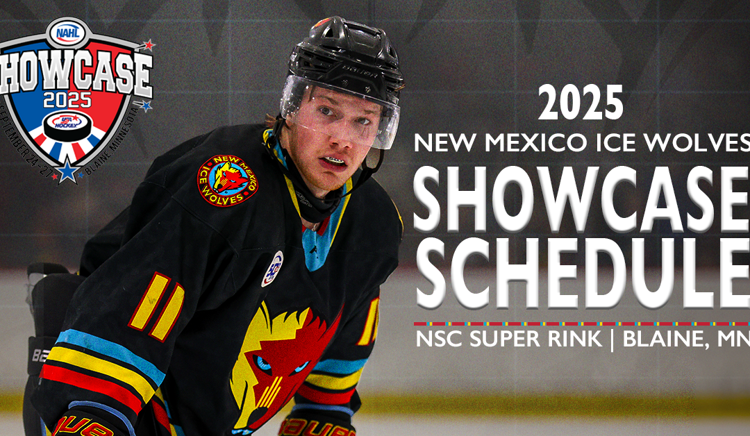 New Mexico Ice Wolves announce their schedule for the 2025 NAHL Showcase
